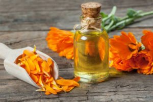 Calendula is a popular flowering herb recognized for its bright orange and yellow blossoms