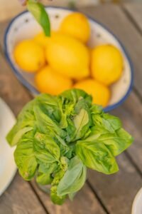 basil lemon